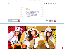 Tablet Screenshot of kigurumi-shop.com